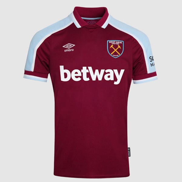 Camiseta West Ham United 1ª Kit 2021 2022